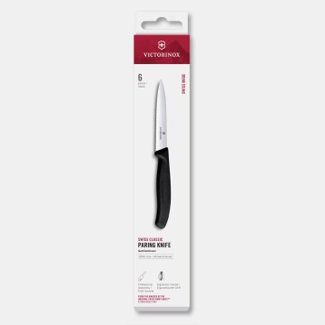 Victorinox - Set med 6 köksknivar för grönsaker SWISS CLASSIC 10 cm svart