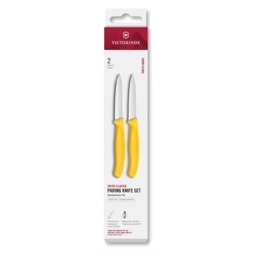 Victorinox - Set med grönsaksknivar SWISS CLASSIC 8 cm, 2 st, gul