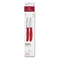 Victorinox - Set med grönsaksknivar SWISS CLASSIC 8 cm, 2 st, röd