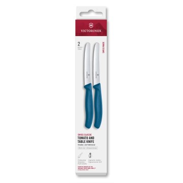 Victorinox - Set med köksknivar för grönsaker SWISS CLASSIC 11 cm 2 st blå