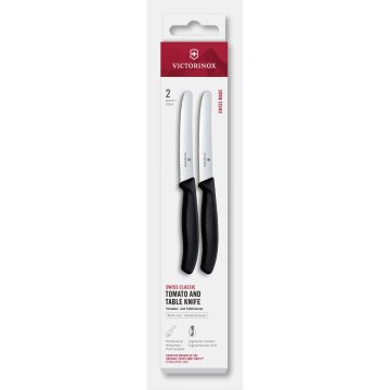 Victorinox - Set med köksknivar för grönsaker SWISS CLASSIC 11 cm 2 st svart