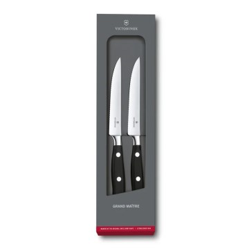 Victorinox - Set med steakknivar GRAND MAITRE 12 cm 2 st svarta