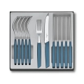 Victorinox - SWISS MODERN 12-delars bestickset, blå