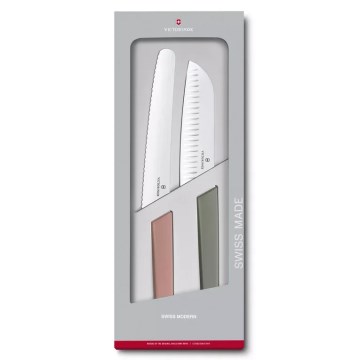 Victorinox - SWISS MODERN 2-delars set med köksknivar, flerfärgat