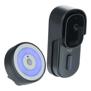 Videoporttelefon med rörelsesensor 5MPx 1440p 5200 mAh Wi-Fi IP65 antracit