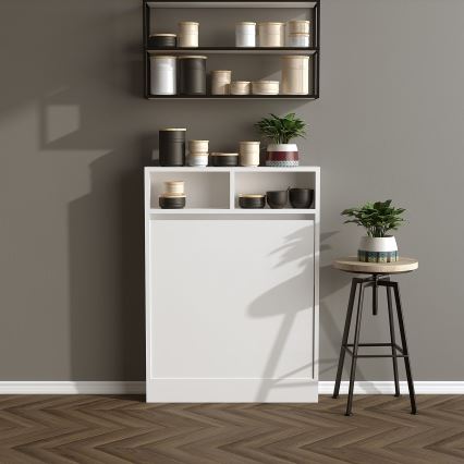 Vikbart bord BRACKED 96x70 cm vit