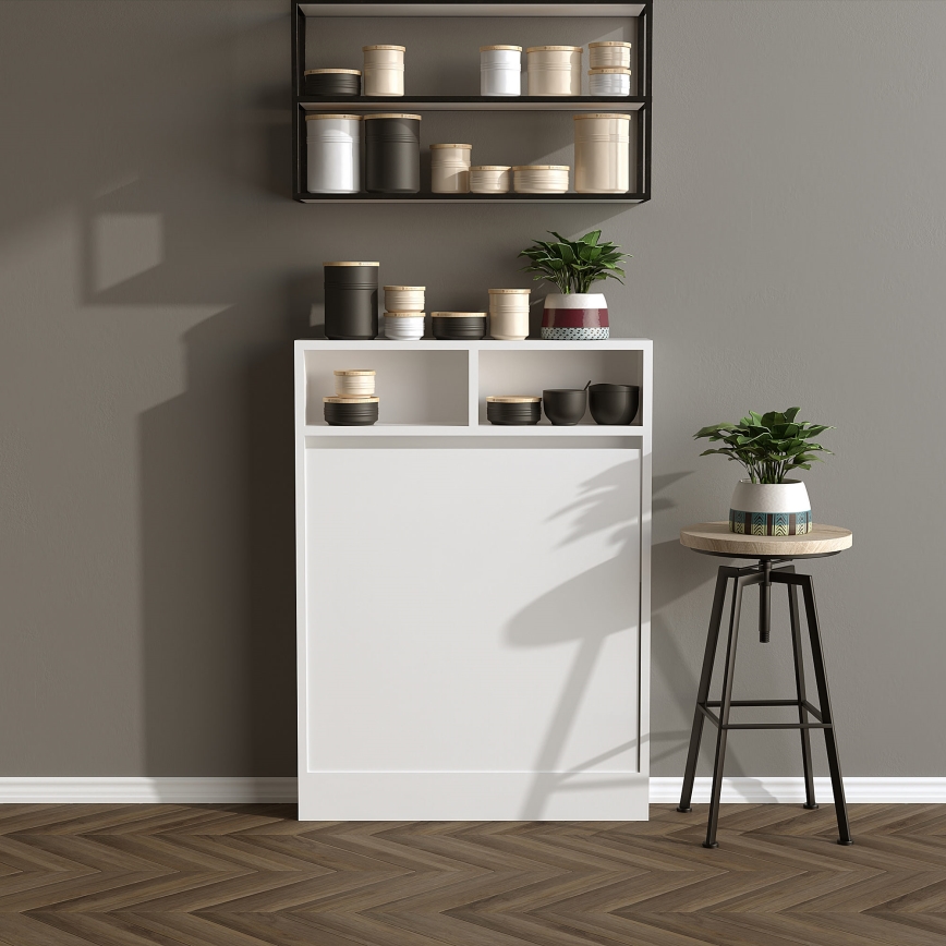 Vikbart bord BRACKED 96x70 cm vit