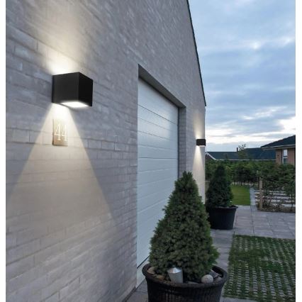 Viking - Dimbart solcellsdrivet LED-väggarmatur LED/1W/3,7V IP54 4000K 2000 mAh