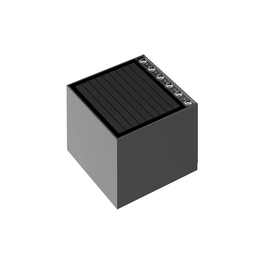 Viking - Dimbart solcellsdrivet LED-väggarmatur LED/1W/3,7V IP54 4000K 2000 mAh