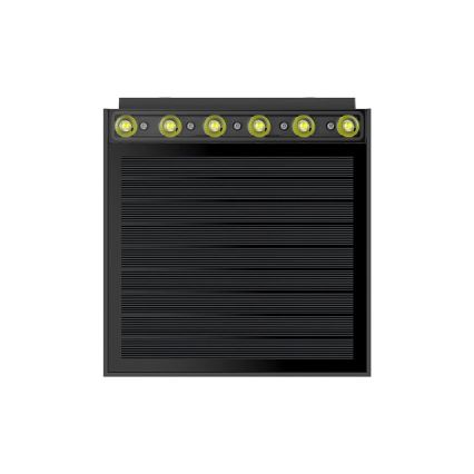 Viking - Dimbart solcellsdrivet LED-väggarmatur LED/1W/3,7V IP54 4000K 2000 mAh