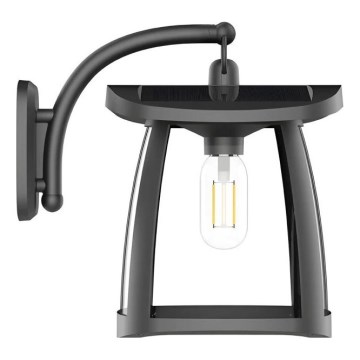 Viking - dimbar LED-solcellsvägglampa LED/2W/3,7V IP54 4000K 2000 mAh
