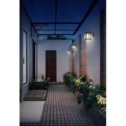 Viking - dimbar LED-solcellsvägglampa LED/2W/3,7V IP54 4000K 2000 mAh