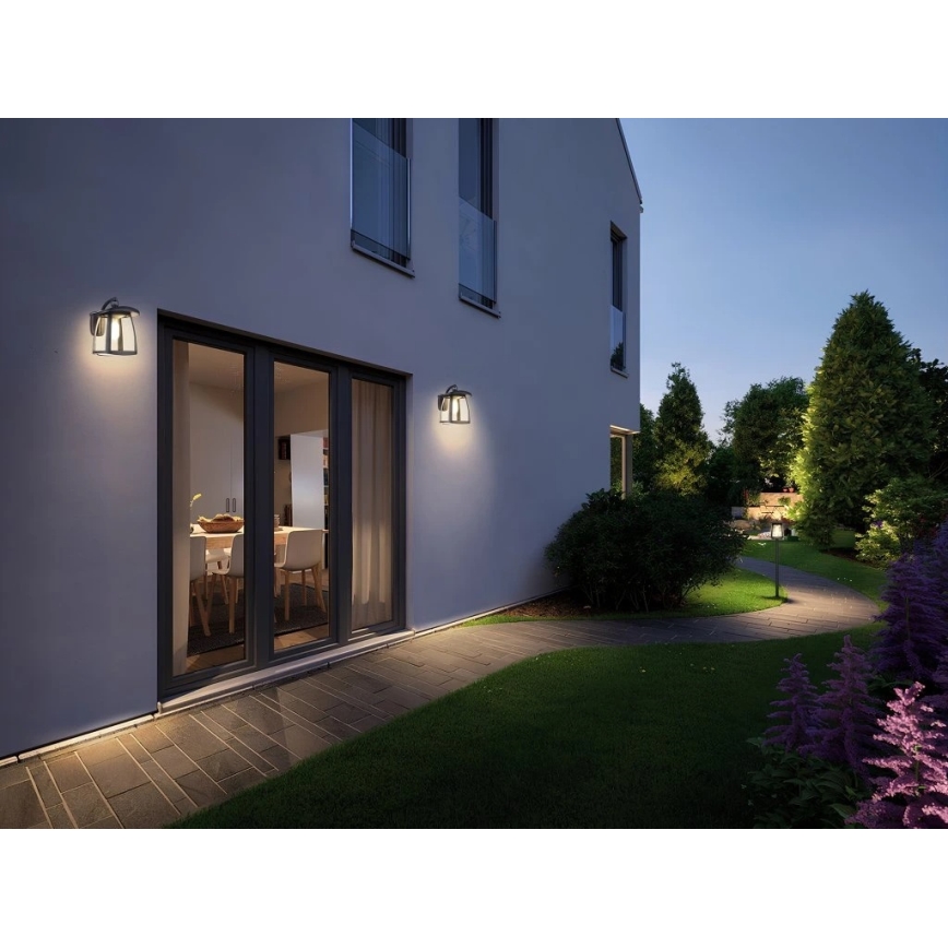 Viking - dimbar LED-solcellsvägglampa LED/2W/3,7V IP54 4000K 2000 mAh