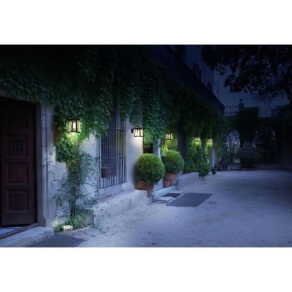 Viking - dimbar LED-solcellsvägglampa LED/2W/3,7V IP54 4000K 2000 mAh