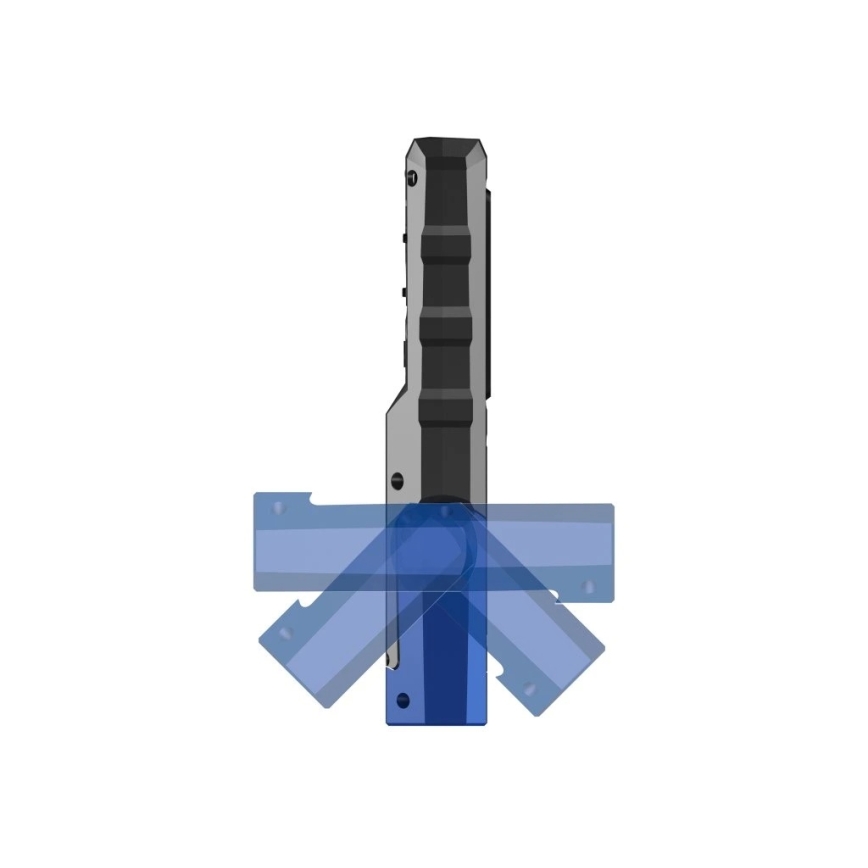 Viking - dimbar uppladdningsbar LED-ficklampa 5V, IPX6, 400 lm, 2200 mAh