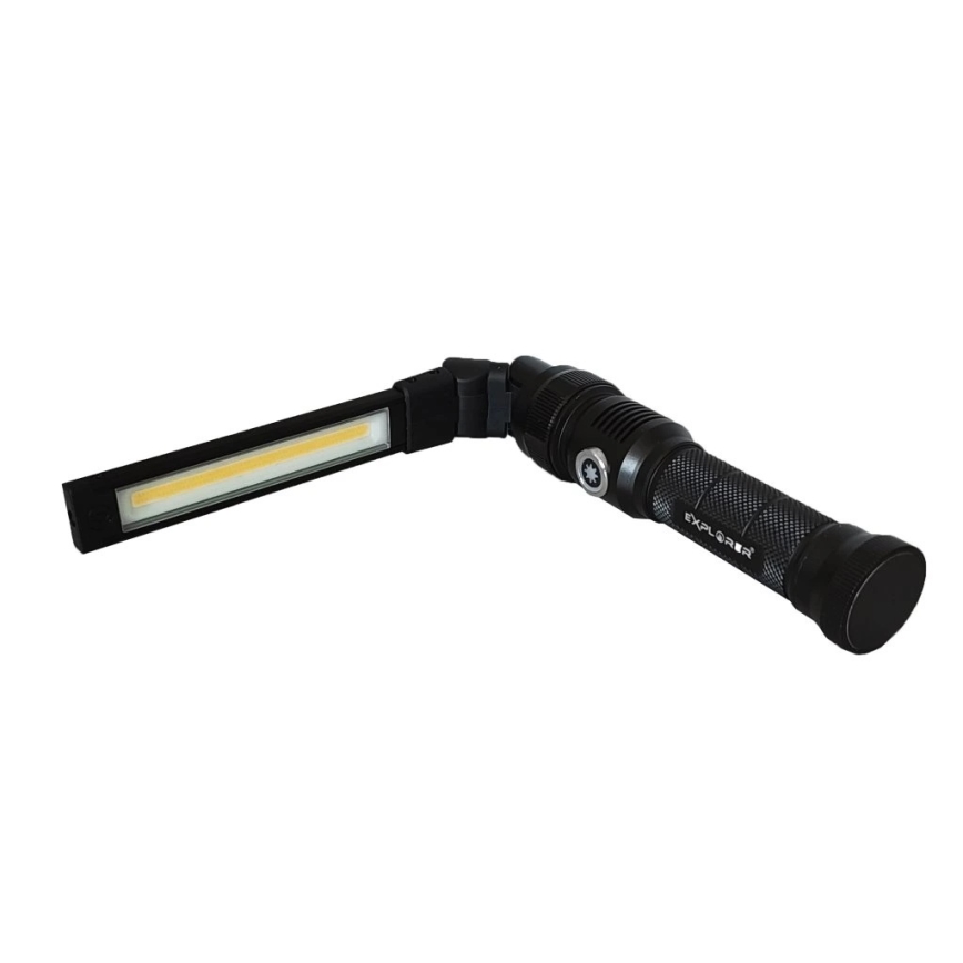 Viking - Dimbar uppladdningsbar LED-ficklampa LED/5V IPX4 1200 lm 5000 mAh