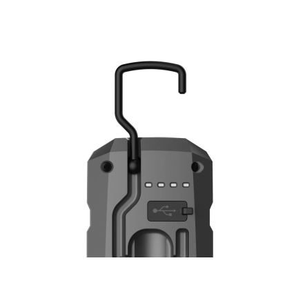 Viking - dimbar, uppladdningsbar LED-ficklampa, LED/5V, IPX6, 600 lm, 4000 mAh