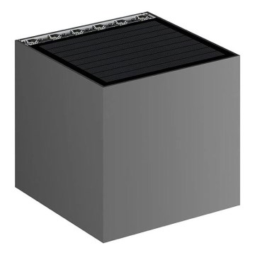 Viking - Dimbart solcellsdrivet LED-väggarmatur LED/1W/3,7V IP54 4000K 2000 mAh