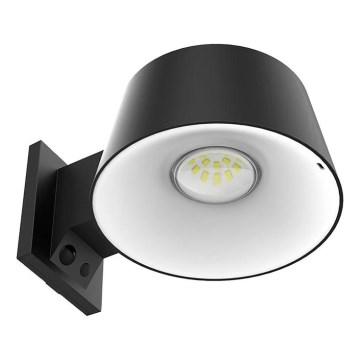 Viking - Dimmbar solcellsvägglampa med sensor LED/1W/3,7V IP44 4000K 2000 mAh