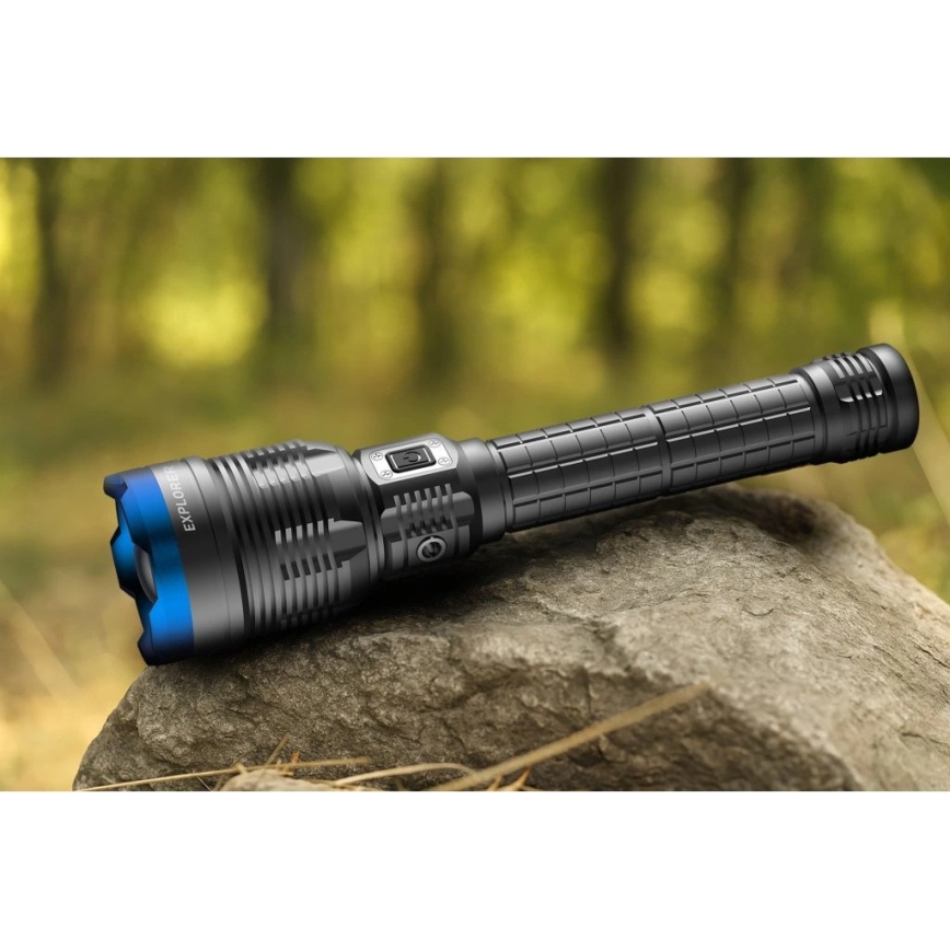 Viking - Dimmbar uppladdningsbar LED-ficklampa LED/5V IPX4 8000 lm 5000 mAh