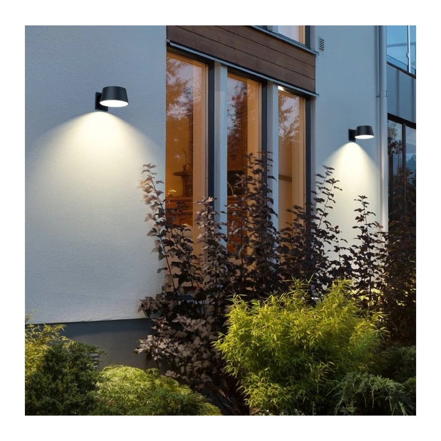 Viking - Dimmbar solcellsvägglampa med sensor LED/1W/3,7V IP44 4000K 2000 mAh