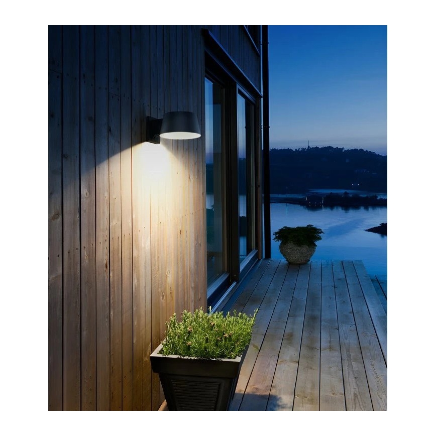 Viking - Dimmbar solcellsvägglampa med sensor LED/1W/3,7V IP44 4000K 2000 mAh