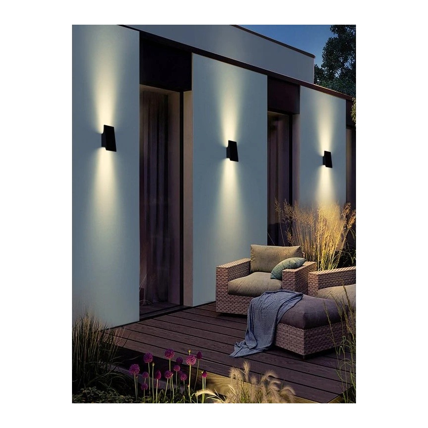 Viking - LED dimbar solcellsdriven vägglampa LED/1,5W/3,7V IP65 4000K 2000 mAh