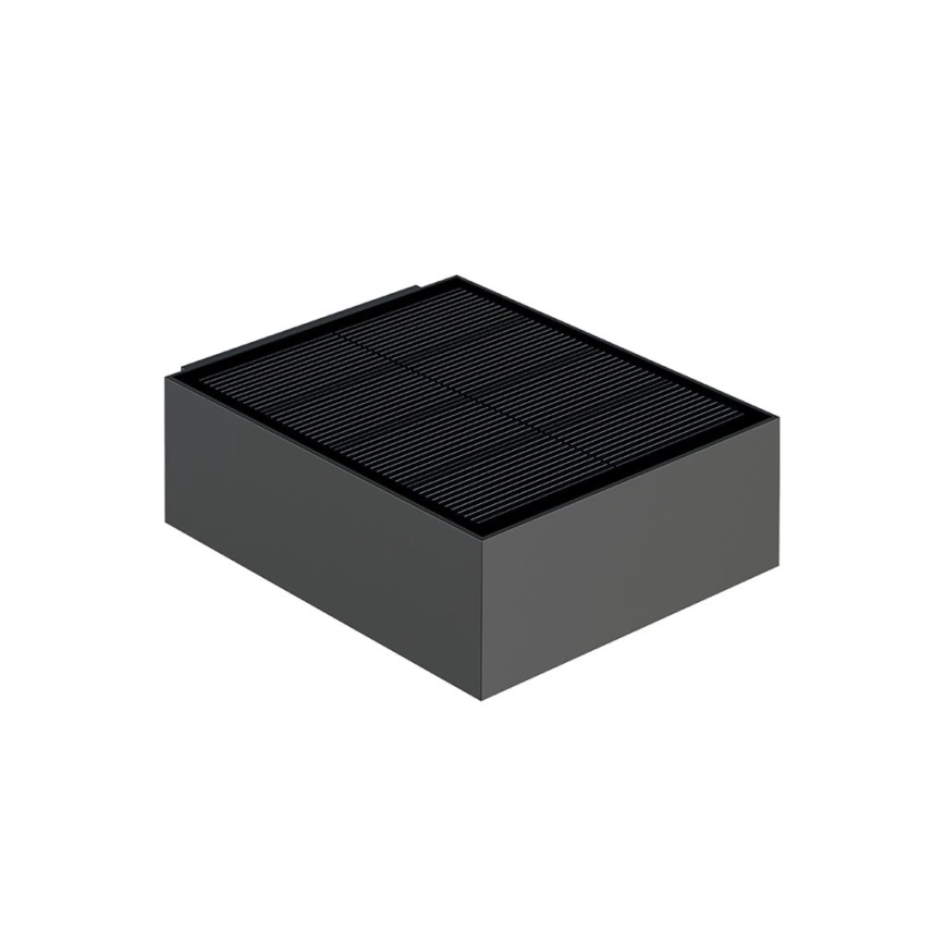 Viking - Dimbar LED-solcellsvägglampa med sensor LED/2W/3,7V IP65 4000K 2000 mAh