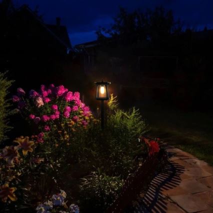 Viking - LED-solarlampa med sensor LED/2W/3,7V IP54 4000K 2000 mAh