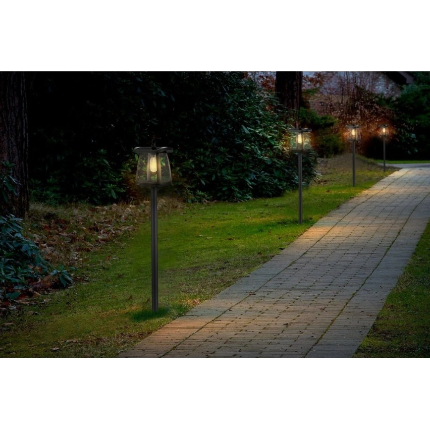 Viking - LED-solarlampa med sensor LED/2W/3,7V IP54 4000K 2000 mAh