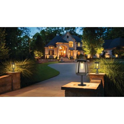 Viking - LED-solarlampa med sensor LED/2W/3,7V IP54 4000K 2000 mAh