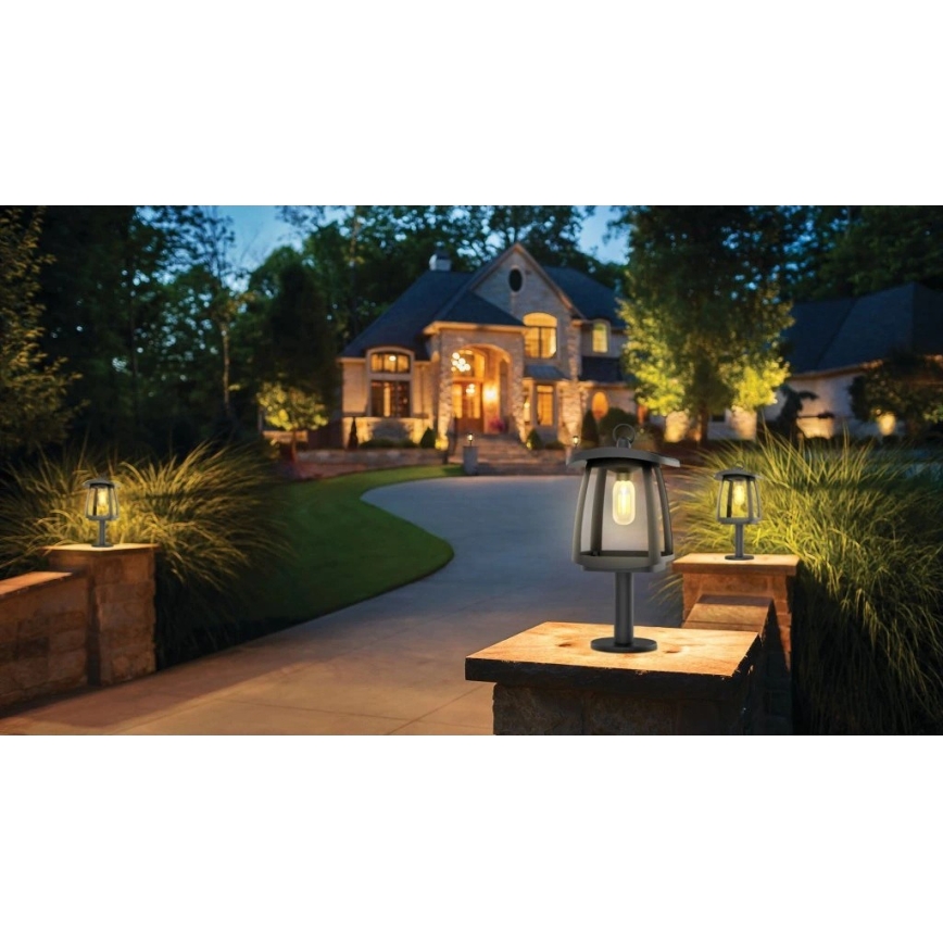 Viking - LED-solarlampa med sensor LED/2W/3,7V IP54 4000K 2000 mAh