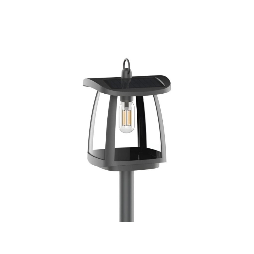 Viking - LED-solarlampa med sensor LED/2W/3,7V IP54 4000K 2000 mAh