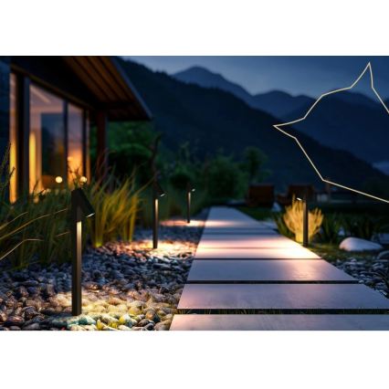 Viking - LED-solcellslampa LED/1,4W/3,7V IP65 3000K