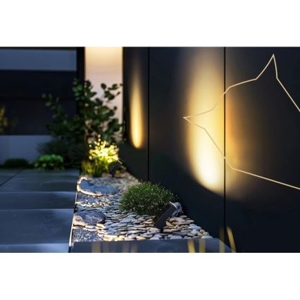 Viking - LED-solcellslampa LED/1,4W/3,7V IP65 3000K