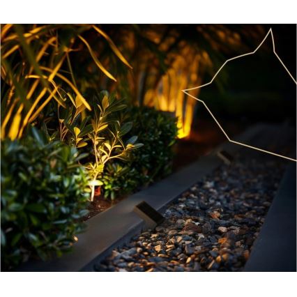 Viking - LED-solcellslampa LED/1,4W/3,7V IP65 3000K