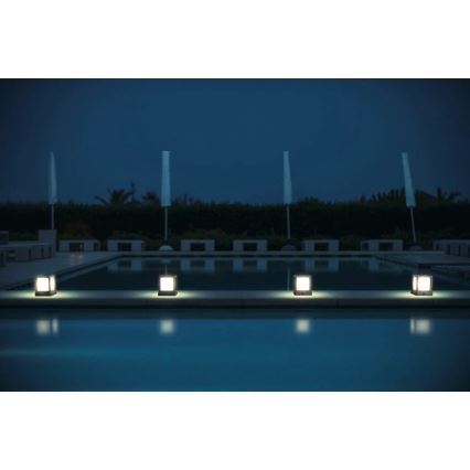 Viking - LED solcellslampa med sensor LED/1,4W/3,7V IP54 4000K 2000 mAh