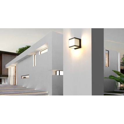 Viking - LED solcellsdriven vägglampa med sensor LED/1,5W/3,7V IP54 4000K 2000 mAh