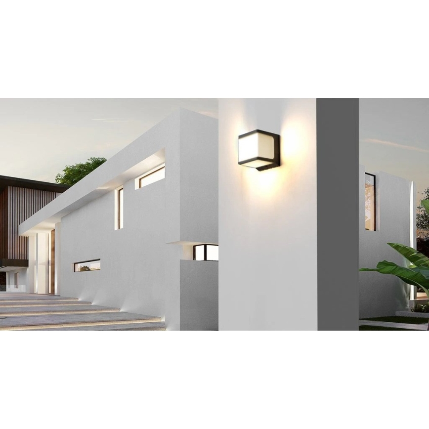 Viking - LED solcellsdriven vägglampa med sensor LED/1,5W/3,7V IP54 4000K 2000 mAh