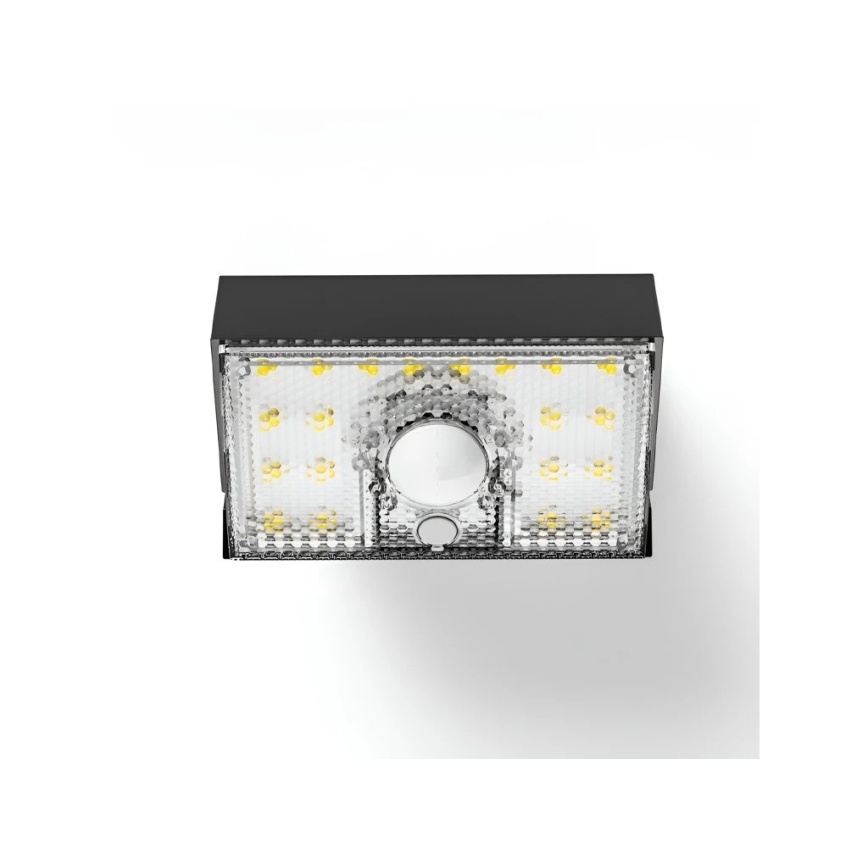 Viking - LED solcellsvägglampa med sensor LED/3,7V IP54 3000/4000K 2000 mAh