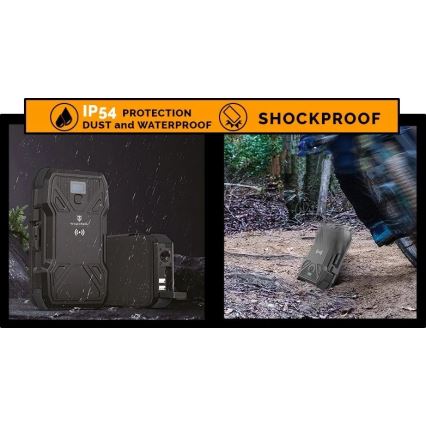 Viking - Powerbank med LED-ficklampa, trådlös laddning och solcellspanel Power Delivery 22,5W/30000 mAh