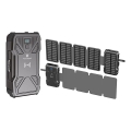 Viking - powerbank med LED-ficklampa, trådlös laddning och solpanel, Power Delivery 22,5 W / 20 000 mAh