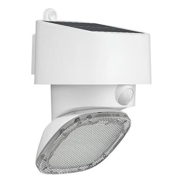 Viking - Solcellsdriven LED-väggarmatur med sensor LED/1W/3,7V IP44 3000/4000K 4000 mAh