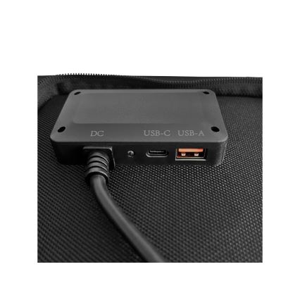 Viking - Solpanel USB Power Delivery 60W/20V IPX4 svart