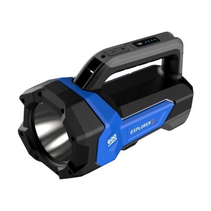 Viking - Uppladdningsbar dimbar LED-ficklampa LED/5V IPX4 1000 lm 8000 mAh