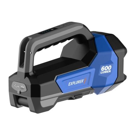 Viking - Uppladdningsbar dimbar LED-ficklampa LED/5V IPX4 1000 lm 8000 mAh