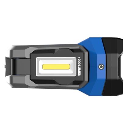 Viking - Uppladdningsbar dimbar LED-ficklampa LED/5V IPX4 1000 lm 8000 mAh