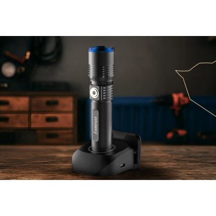 Viking - Uppladdningsbar LED-ficklampa med reglerbar ljusstyrka LED/5V IPX3 600 lm 2600 mAh