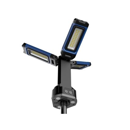 Viking - Uppladdningsbar LED-strålkastare med stativ 3xLED/5V IPX4 7000 lm 4000 mAh