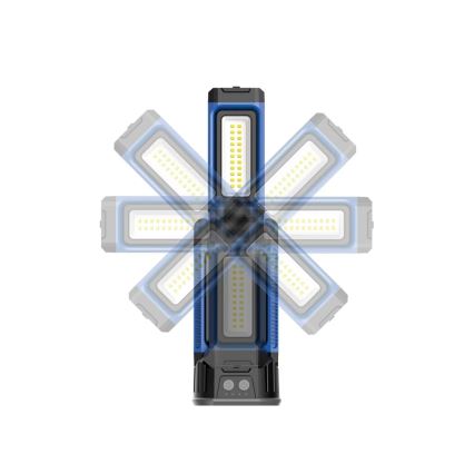 Viking - Uppladdningsbar LED-strålkastare med stativ 3xLED/5V IPX4 7000 lm 4000 mAh